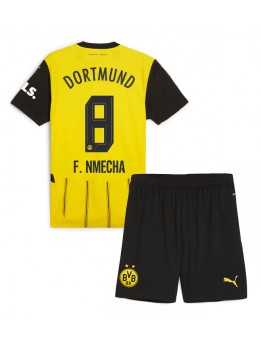 Otroški Nogometna dresi replika Borussia Dortmund Felix Nmecha #8 Domači 2024-25 Kratek rokav (+ hlače)